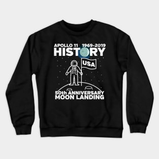 Apollo 11 Moon Landing 50th Anniversary Crewneck Sweatshirt